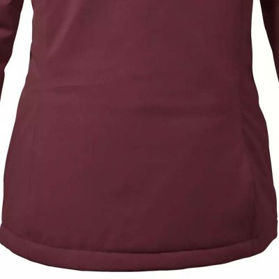 6. Płaszcz damski z kapturem Killtec KOW 170 WMN JCKT bordowy (38030/445)