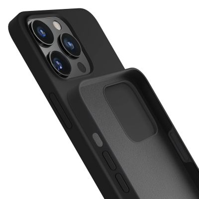 12. Etui 3mk Silicone Case na iPhone 15 Pro - czarne