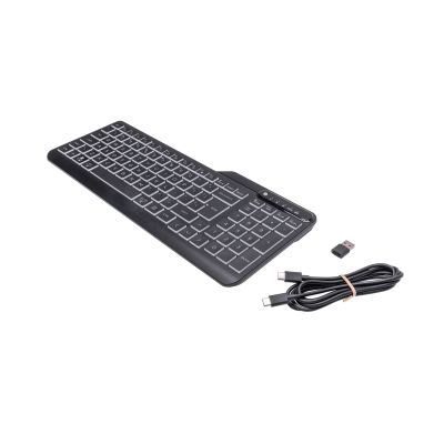 2. Klawiatura HP 400 Backlit Wired Keyboard przewodowa czarna 7N7C0AA