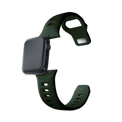 8. Pasek silikonowy 3mk Silicone Watch Strap do Apple Watch 42 / 44 / 45 / 49 mm - zielony