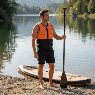 21. KAMIZELKA NEOPRENOWA ASEKURACYJNA SUP XQMAX R.L ORANGE/ BLACK