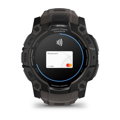 2. Garmin Instinct 3 AMOLED 3,3 cm (1.3") 50 mm Cyfrowy 416 x 416 px Ekran dotykowy Czarny GPS
