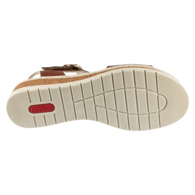 4. Rieker Sandals V4191-24 Brązowe 36