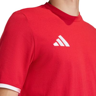 10. Koszulka męska adidas Entrada 26 Tee czerwona JZ6676
