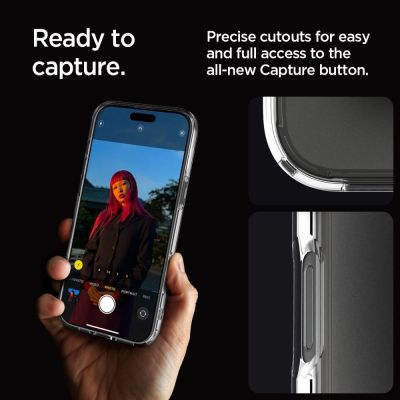 12. Etui Spigen Ultra Hybrid na iPhone 16 Pro Max - przezroczyste