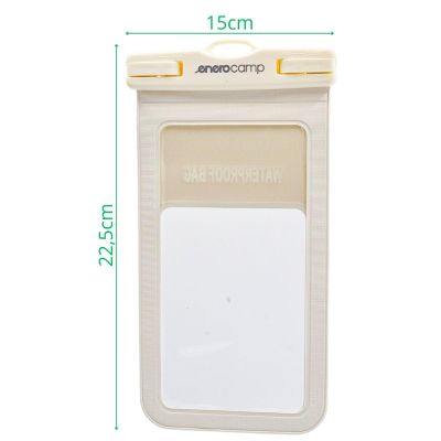 12. WODOODPORNE ETUI POKROWIEC NA TELEFON 12X12.5CM PVC ENERO CAMP