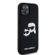 4. Etui Karl Lagerfeld Silicone Karl&Choupette MagSafe na iPhone 15 / 14 / 13 - czarne