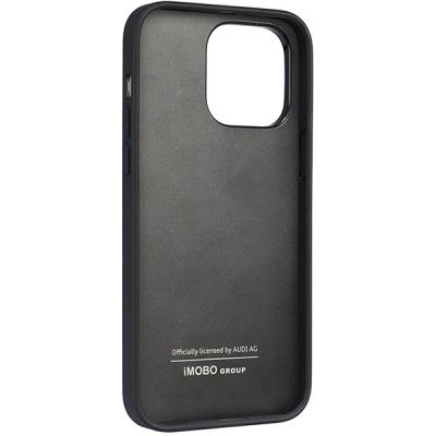 5. Etui Audi Synthetic Leather na iPhone 14 Pro Max - czarne