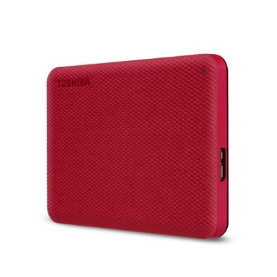 4. Toshiba Canvio Advance zewnętrzny dysk twarde 4 TB 2.5" USB Typu-A 2.0/3.2 Gen 1 (3.1 Gen 1) Czerwony