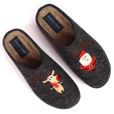 13. Kapcie filcowe Panto Fino świąteczne W KK267038 INT1798