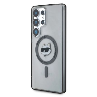 2. Etui Karl Lagerfeld Button Choupette Head Printed Logo MagSafe Samsung Galaxy S25 Ultra czarny