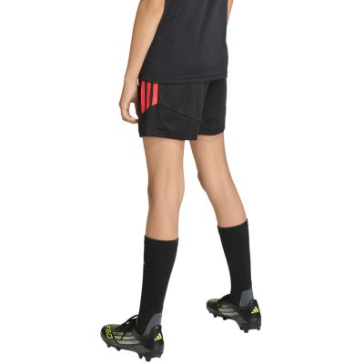 3. Spodenki dla dzieci adidas Tiro 26 League czarno-czerwone JY7148