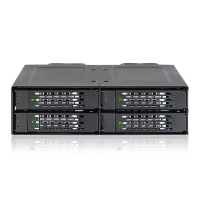 9. Płyta montażowa IcyDock 4x6.3cm SATAI-III w 1x5.25" HDD/SSD bk