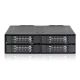 9. Płyta montażowa IcyDock 4x6.3cm SATAI-III w 1x5.25" HDD/SSD bk