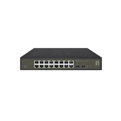 5. LevelOne Hilbert 18-portowy gigabitowy przełącznik Smart Lite - 16 x Gigabit RJ45 - 2 x Gigabit SFP