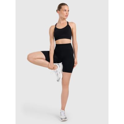 6. Legginsy kolarki treningowe bezszwowe damskie 4F 4FWAW25TFSTF084-20S