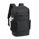 8. Rivacase Eden plecak City backpack Czarny Poliester, Skóra woskowana (Pull Up)