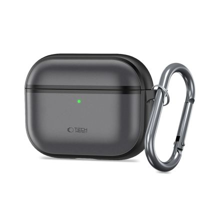 2. Etui Tech-Protect Silicone na AirPods Pro 3 - czarne matowe