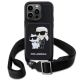 2. Etui Karl Lagerfeld Crossbody Saffiano Karl & Choupette na iPhone 14 Pro - czarne