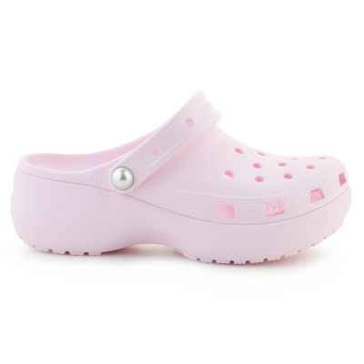 6. Klapki Crocs Classic Platform Pearl Clog W 211231-6ZW