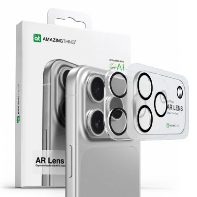 7. Szkło ochronne na wyspę aparatu AMAZINGTHING Full Lens Glass na iPhone 17 Pro