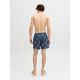 6. Jack&Jones męskie szorty do pływania JPSTMAUI SHELL AOP SWIM SHORTS REG 12291808 PAGEENT BLUE