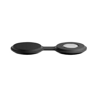 2. Ładowarka bezprzewodowa Native Union podróżna Qi2 15W do dwóch urządzeń kompatybilna z MagSafe (czarna) - Voyage 2-in-1
