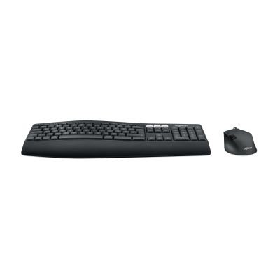 7. Logitech MK850 Performance klawiatura Dołączona myszka Uniwersalne RF Wireless + Bluetooth QWERTZ Niemiecki Czarny