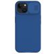 Pancerne etui Nillkin CamShield Pro Magnetic Case do iPhone 15 Plus z osłoną na aparat - niebieskie