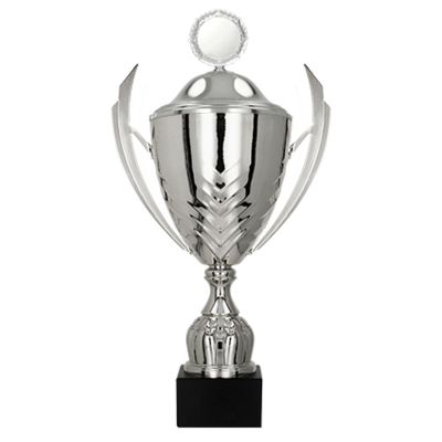 5. Puchar metalowy z przykrywką