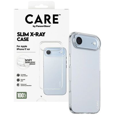 4. Etui CARE by PanzerGlass Fashionable X-Ray Soft Basic na iPhone Air - przezroczyste