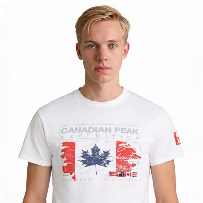 6. Koszulka Canadian Peak JRUSTYEAK WHITE RM MEN 233 (RBMSZ2063H/CP-BLANC)