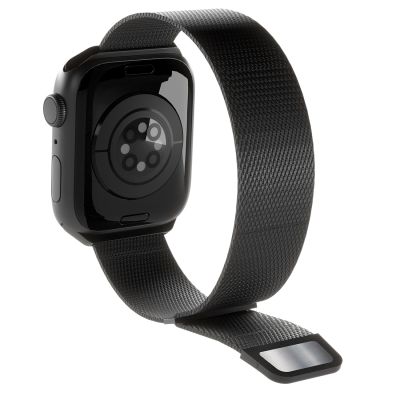 7. Pasek Puro 'MILANESE' na Apple Watch 42/44/45/49mm - czarny