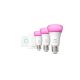 5. Philips Hue White and color ambiance Zestaw startowy: 3 inteligentne żarówki E27 (1100) + regulator przyciemniania Hue Dimmer switch