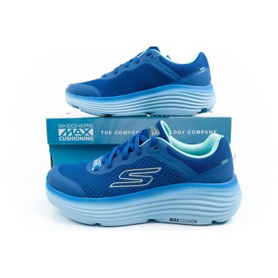 10. Skechers Max Cushioning buty męskie sportowe do biegania lekkie niebieskie