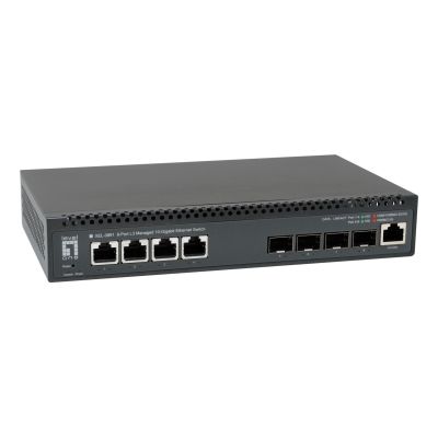 7. LevelOne XEL-0891 Zarządzany L3 10G Ethernet (100/1000/10000) Desktop Szary