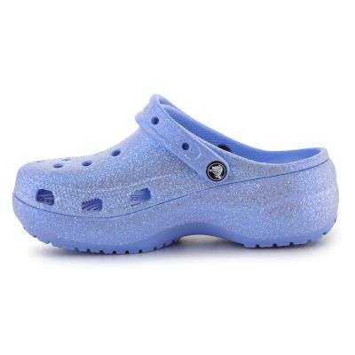 8. Klapki Crocs Classic Platform Glitter Clog W 207241-5Q6