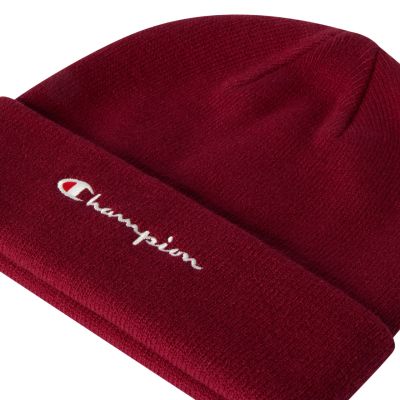 3. Czapka Champion Beanie Cap bordowa 806064 RS522
