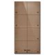 2. Grenton Panel dotykowy/ 8 pól dotykowych/ TF-Bus/ jasny, wykonany z naturalnej skóry front