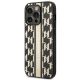 2. Etui Karl Lagerfeld Monogram Stripe na iPhone 14 Pro Max - brązowe