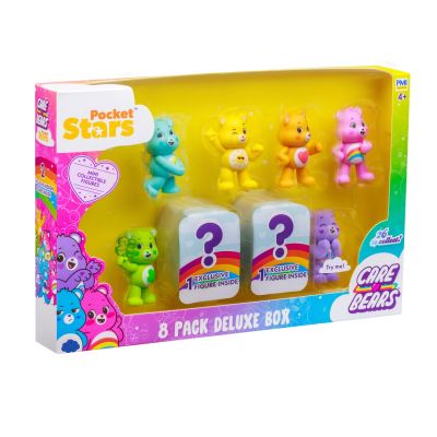 4. CARE BEARS S1 FIGURES - 8 PACK DELUXE BOX (ASSORTMENT)