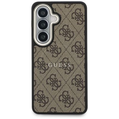 3. Etui Guess 4G Embossed Ring MagSafe na Samsung Galaxy S26 - brązowe