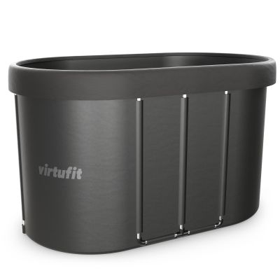 VIRTUFIT WANNA LODOWA OWALNA 500 LITRÓW ANTRACYT Z AKCESORIAMI