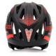 5. Kask rowerowy full-face Meteor Lupus S 48-52 cm czarny/czerwony