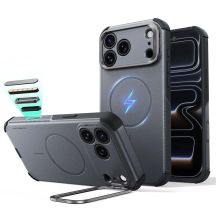 Etui ESR Cyber Tough Kickstand MagSafe na iPhone 18 Pro / 17 Pro - szare