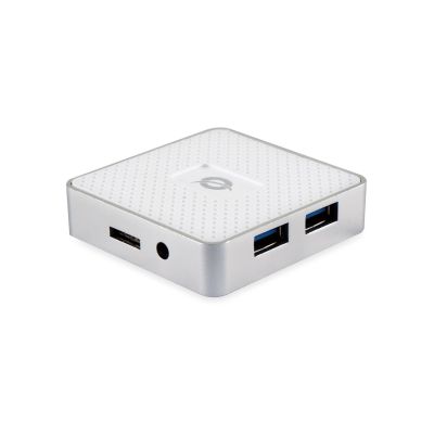 4. Conceptronic HUBBIES03W huby i koncentratory USB 3.2 Gen 1 (3.1 Gen 1) Micro-B 5000 Mbit/s Biały