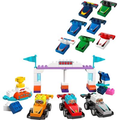 14. LEGO DUPLO TOWN 10445 Bolidy i kierowcy F1