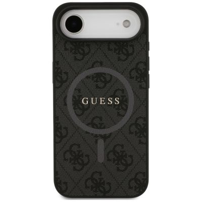 3. Etui Guess 4G Ring Classic Logo MagSafe do iPhone 17 Air - czarne