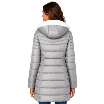3. Parka damska Geographical Norway CARENNE LGREY DB LADY 0116 (WZ5513F/GN-LIGHT GREY)