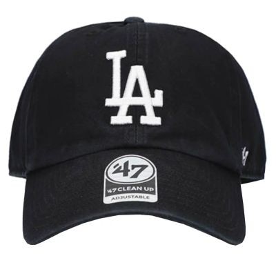 6. Czapka z daszkiem 47 Brand MLB Los Angeles Dodgers 47 Clean Up Cap B-RGW12GWS-BKJ